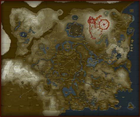 Challenges of implementing MAP Legend Of Zelda Breath Of The Wild Map